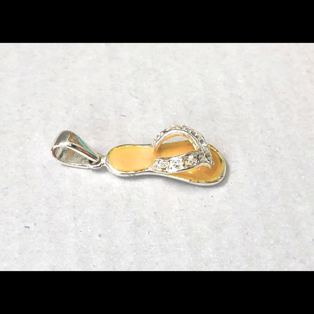 Sterling Silver Sandal Pendant